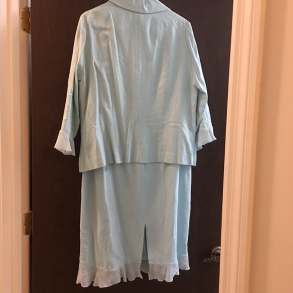 2 Piece-Dress Outfit Vintage Jessica Howard Woman 14-16 W Petite  **PLEASE READ - Picture 4 of 16